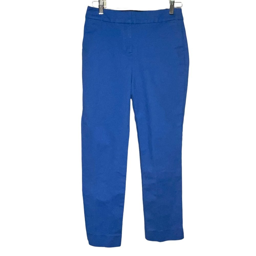 Boden Blue Crop RIchmond Trouser Pants T0114 Size 4R 7/8 Length Size 4
